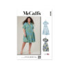 McCalls Schnittmuster M8385 - legeres Sommerkleid mit Raglanärmeln, starke Größen