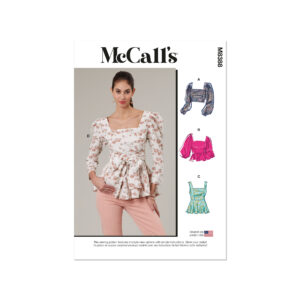 McCalls Schnittmuster M8388 - Bluse mit Schösschen und Karreeausschnitt