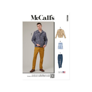 McCalls Schnittmuster M8393 - Herrenjeans und Herrenjeansjacke