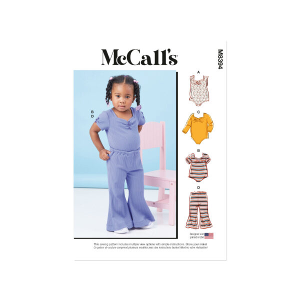 McCalls Schnittmuster M8394 - Kinderbody, Kinderhose