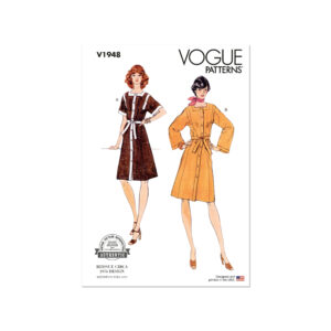 Vogue Schnittmuster V1948 - Vintage - Kleid aus dem Jahre 1974