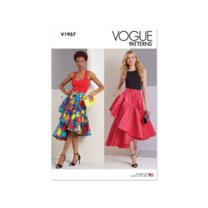 Vogue Schnittmuster V1957 - Stufenrock mit Volant