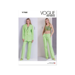 Vogue Schnittmuster V1960 - Hosenanzug und Bustier