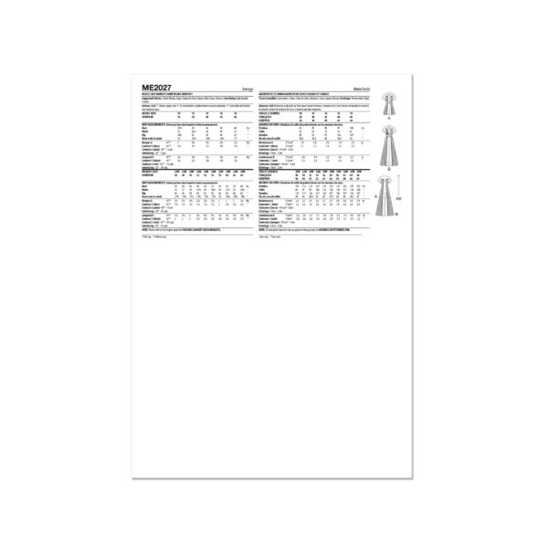knowME Schnittmuster - ME2027 - eleganter Overall, auch bodenlang – Bild 7
