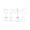 Butterick Schnittmuster - B6947 - Damenshorts und Bluse, starke Größen – Bild 7