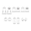 Butterick Schnittmuster - B6951 - Babykombination- Hose, Bluse oder Kleid – Bild 8
