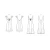 McCalls Schnittmuster M8382 - sommerliches Kleid mit Bindeverschluss – Bild 8