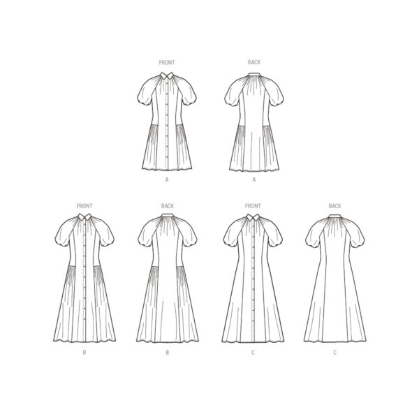 McCalls Schnittmuster M8384 - legeres Sommerkleid mit Raglanärmeln – Bild 7