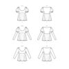 McCalls Schnittmuster M8386 - Bluse mit Schösschen und Puffärmel – Bild 8