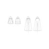 Vogue Schnittmuster V1958 - Damenhose mit weitem Bein und Bundfalten – Bild 7