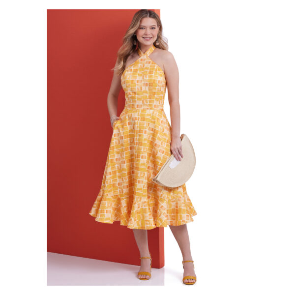 Butterick Schnittmuster - B6942 - sommerliches Trägerkleid mit Nackenband – Bild 2