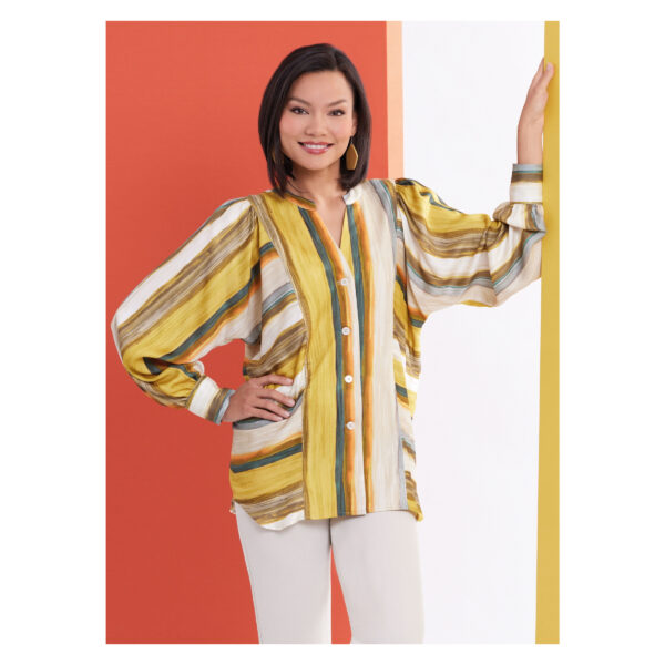 Butterick Schnittmuster - B6943 - legere Bluse mit weitem Ärmel – Bild 2