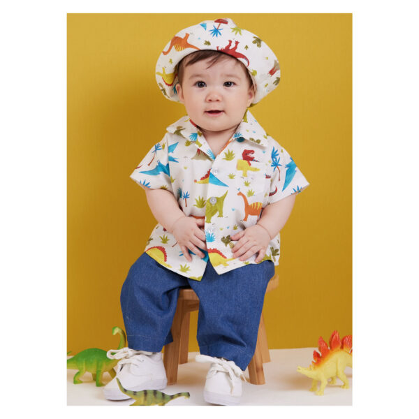 Butterick Schnittmuster - B6949 - Babykombination- Hose und Hemd – Bild 2