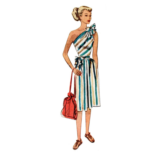 McCalls Schnittmuster M8380 - Vintage - Kleid der 40 er Jahre – Bild 2