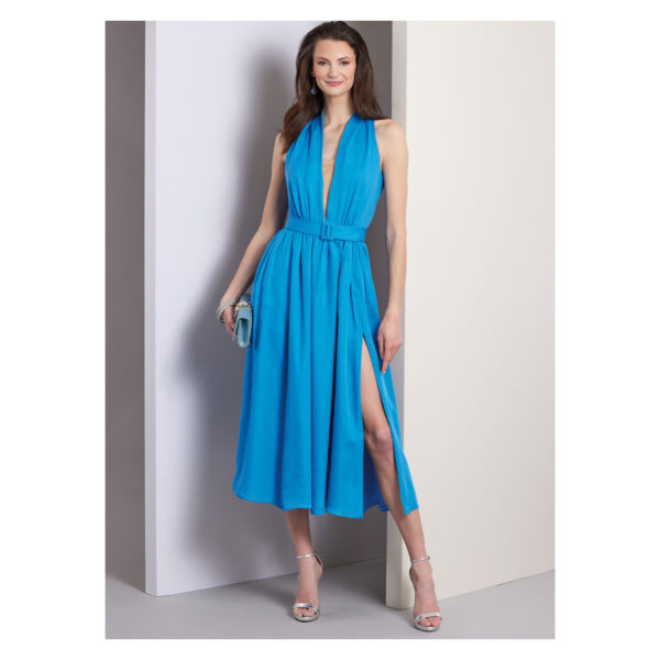 Vogue Schnittmuster V1953 - ärmelloses Sommerkleid mit tiefem Ausschnitt – Bild 2