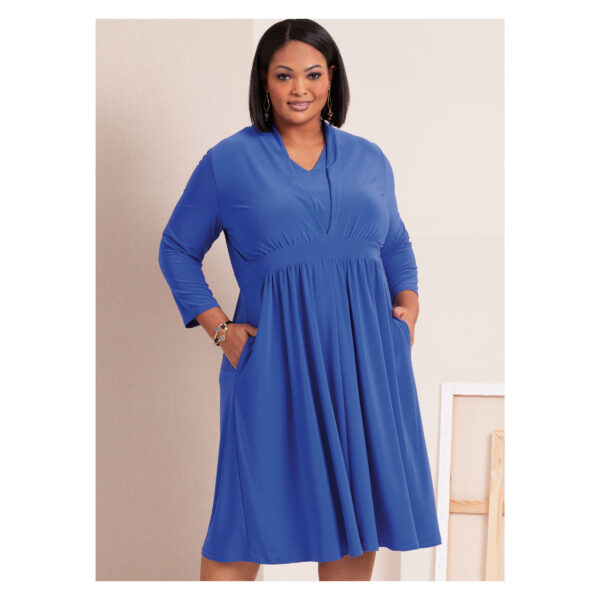 Butterick Schnittmuster - B6941 - Kleid mit Taillenbund, starke Größen – Bild 3