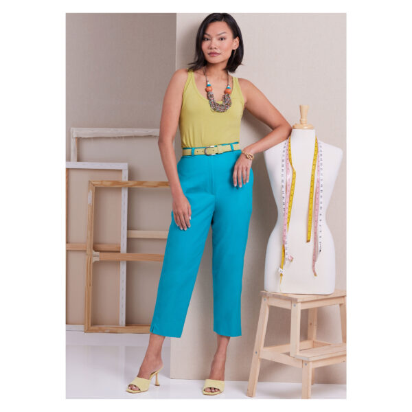 Butterick Schnittmuster - B6944 - schlichte Hose mit schrägen Tascheneingriffen – Bild 3