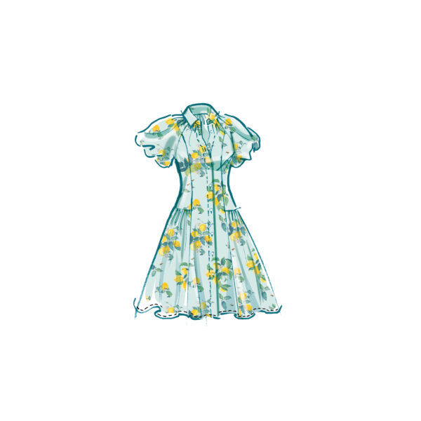 McCalls Schnittmuster M8384 - legeres Sommerkleid mit Raglanärmeln – Bild 3