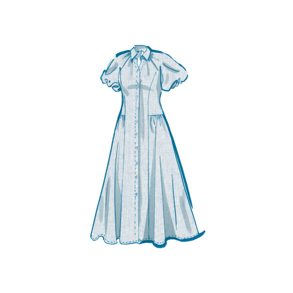 McCalls Schnittmuster M8385 - legeres Sommerkleid mit Raglanärmeln, starke Größen – Bild 3