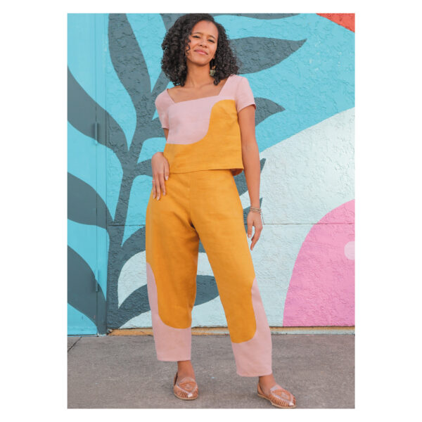 knowME Schnittmuster - ME2033 - sommerliches Set aus Hose und kurzem Oberteil – Bild 3