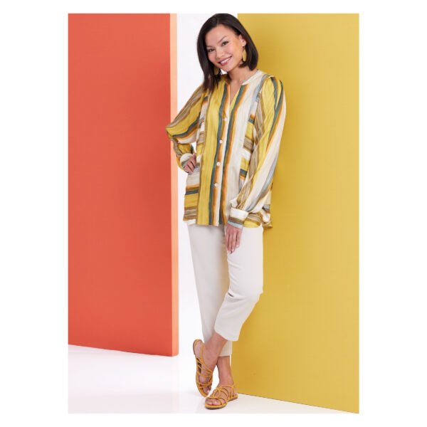 Butterick Schnittmuster - B6943 - legere Bluse mit weitem Ärmel – Bild 4