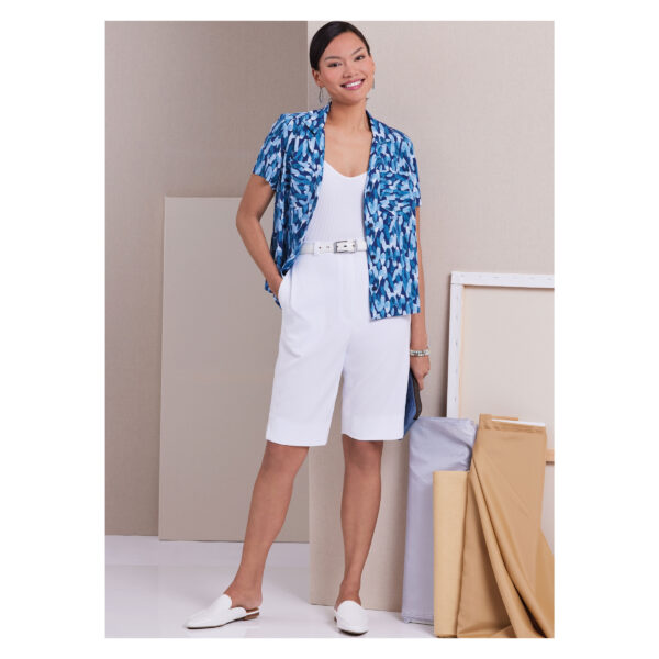Butterick Schnittmuster - B6944 - schlichte Hose mit schrägen Tascheneingriffen – Bild 4