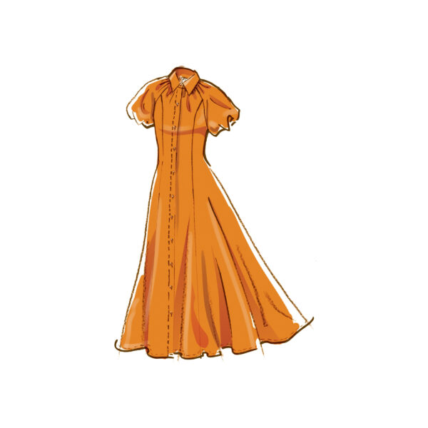 McCalls Schnittmuster M8384 - legeres Sommerkleid mit Raglanärmeln – Bild 4