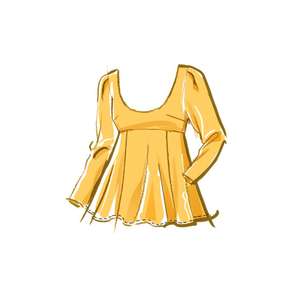 McCalls Schnittmuster M8386 - Bluse mit Schösschen und Puffärmel – Bild 4
