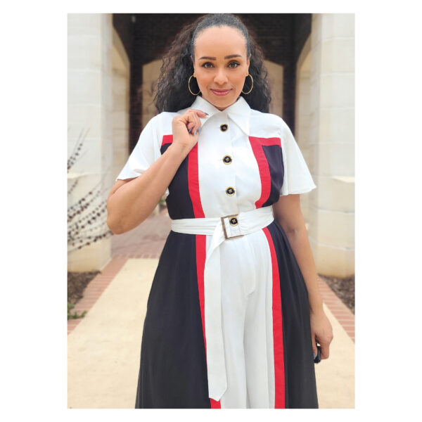 knowME Schnittmuster - ME2027 - eleganter Overall, auch bodenlang – Bild 4