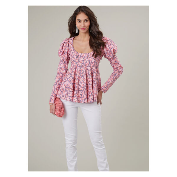 McCalls Schnittmuster M8386 - Bluse mit Schösschen und Puffärmel – Bild 5