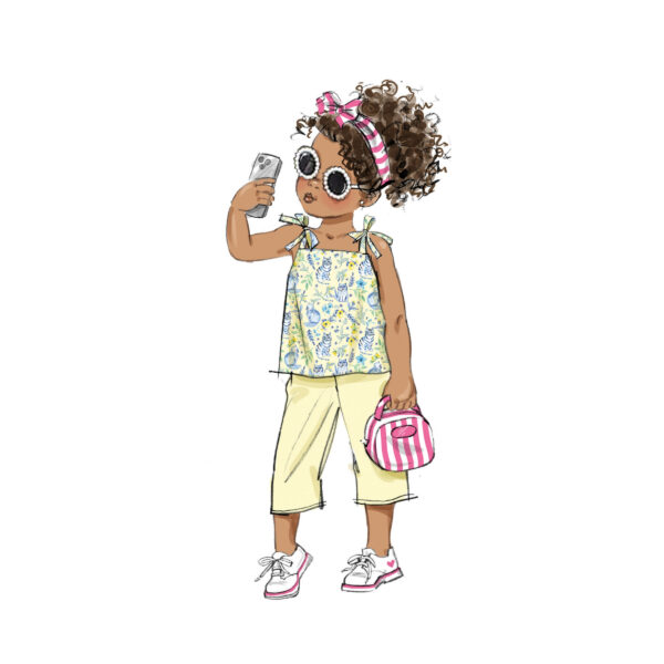 Butterick Schnittmuster - B6952 - Mädchen Sommeroutfit – Bild 6