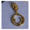 2.16EUR/m -  2,5m endlos Reißverschluss schwarz, metallisierte Zahnung, 5mm  + 4 Zipper Smiley gold – Bild 2