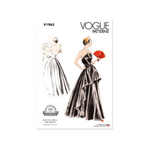 Vogue Schnittmuster V1963 - Vintage - Abendkleid der 40er Jahre