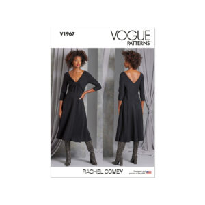 Vogue Schnittmuster V1967 - Kleid mit Verknotung im Vorderteil
