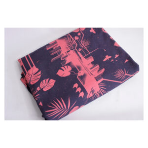 RP - Jersey Blätterdschungel - Urban Jungle - blau/rot