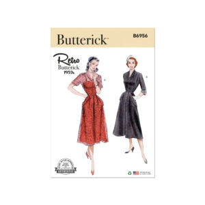 Butterick Schnittmuster - B6956 - Retro - Kleid im Stil der 50er Jahre