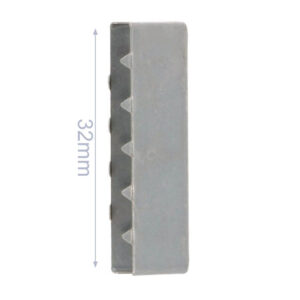 Ab 1.35 EUR - 2/4/10 Endstücke - für 30mm Gurtband - Silber matt