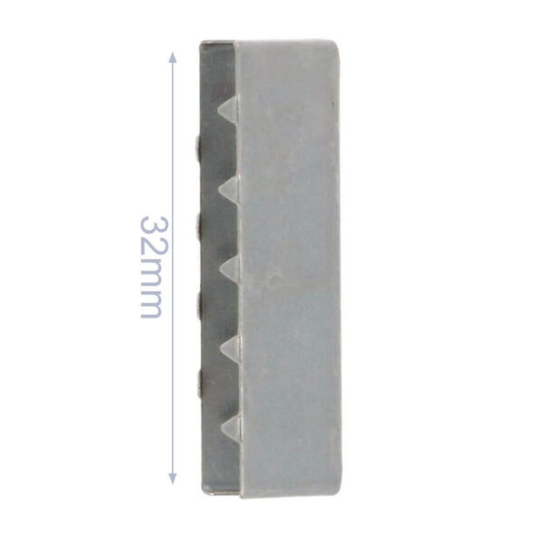 Ab 1.35 EUR - 2/4/10 Endstücke - für 30mm Gurtband - Silber matt