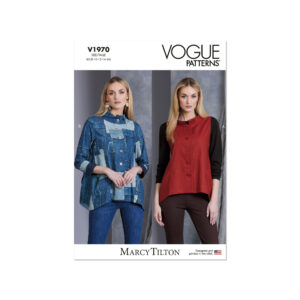 Vogue Schnittmuster V1970 - leichte Damenjacke, Weste