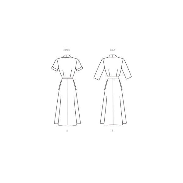Butterick Schnittmuster - B6956 - Retro - Kleid im Stil der 50er Jahre – Bild 5