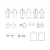 Butterick Schnittmuster - B6968 - Kombination - Babysack, Babystrampler Schuhe , Mütze usw. – Bild 10