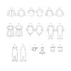 Butterick Schnittmuster - B6970 - Kombination Baby - Jacke, Latzhose, Kleidchen, Mützen, usw. – Bild 10
