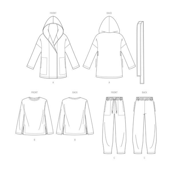 Vogue Schnittmuster V1975 - Freizeitkleidung für Damen – Bild 11