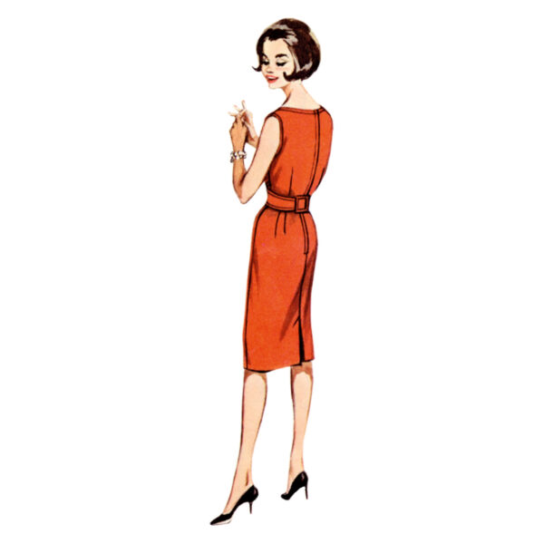 Butterick Schnittmuster - B6955 - Retro - Kleid im Stil der 60er Jahre – Bild 2