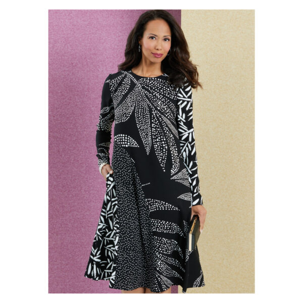 Butterick Schnittmuster - B6959 - Kleid leicht ausgestellt mit Brustabnäher – Bild 2
