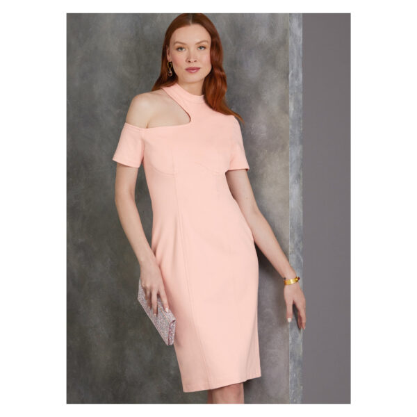 Vogue Schnittmuster V1969 - Kleid mit extravagantem Ausschnitt – Bild 2