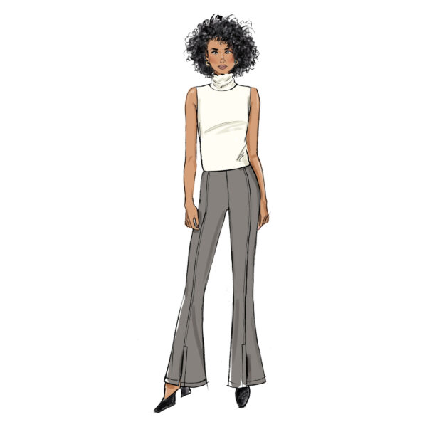 Butterick Schnittmuster - B6963 - schmale Damenhose, Leggings – Bild 3