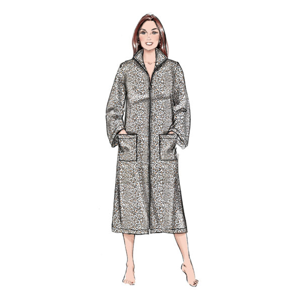 Butterick Schnittmuster - B6967 - Bademantel, Morgenmantel für die Dame – Bild 3