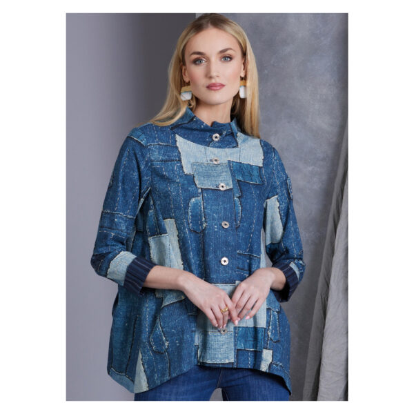 Vogue Schnittmuster V1970 - leichte Damenjacke, Weste – Bild 3