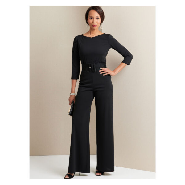 Butterick Schnittmuster - B6966 - elegante Damenhose und Pullover – Bild 4